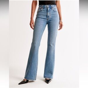 Abercrombie high rise vintage flare jean